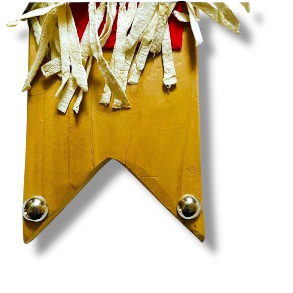 Indian Princess Porcelain Doll Head Signed Plaque - Picture 5 of 10